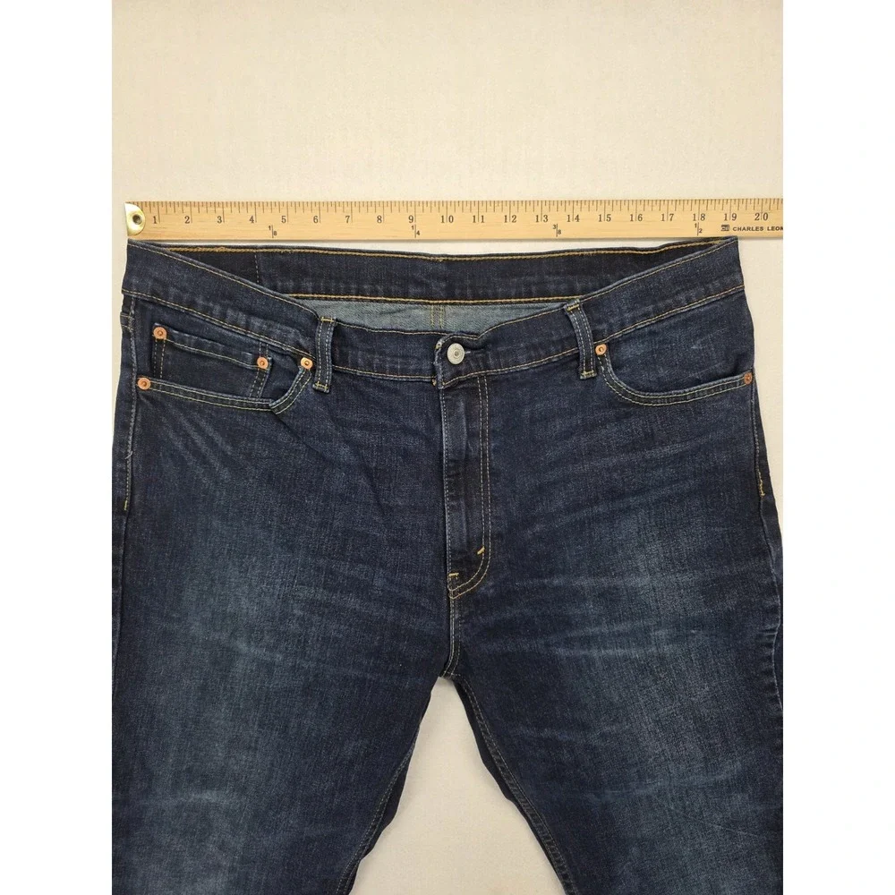 Levis 511 Slim Fit Jeans Mens 40x26 Dark Wash Blue Denim Straight Leg 40x32 Tag
